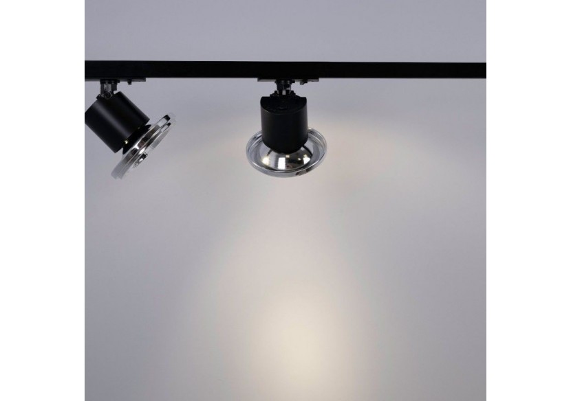 Spot sur rail monophasé avec douille GU10-AR111 - B979-N - Barcelona LED