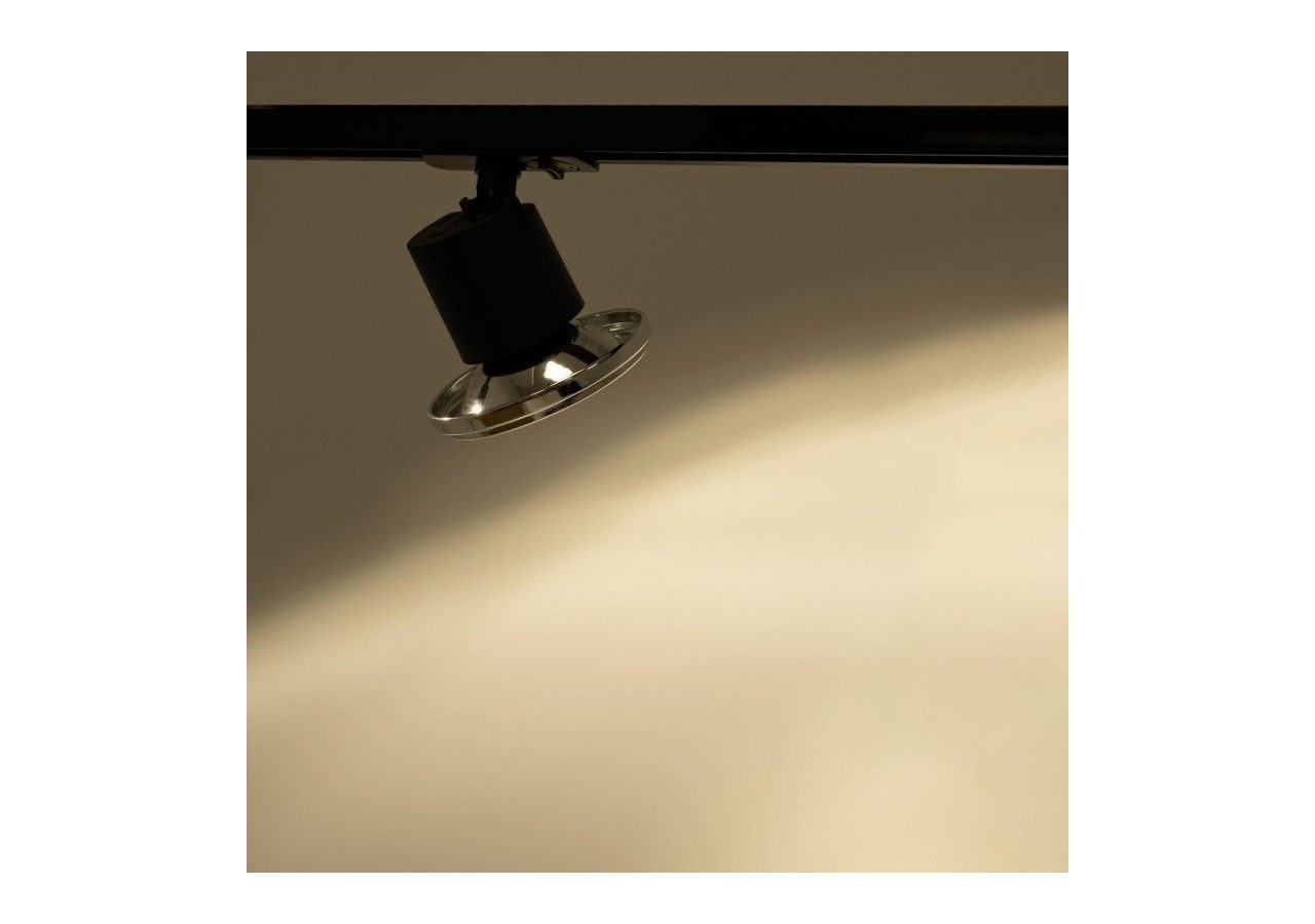 Spot sur rail monophasé avec douille GU10-AR111 - B979-N - Barcelona LED