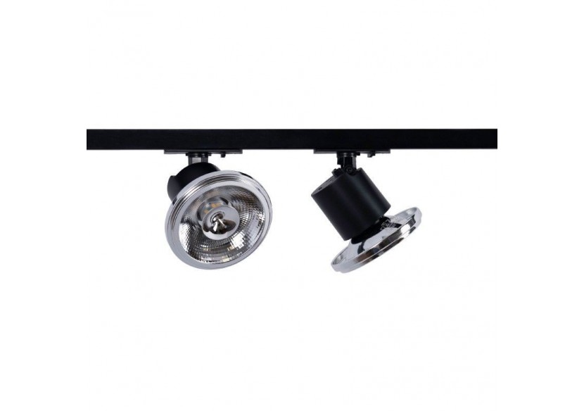 Spot sur rail monophasé avec douille GU10-AR111 - B979-N - Barcelona LED