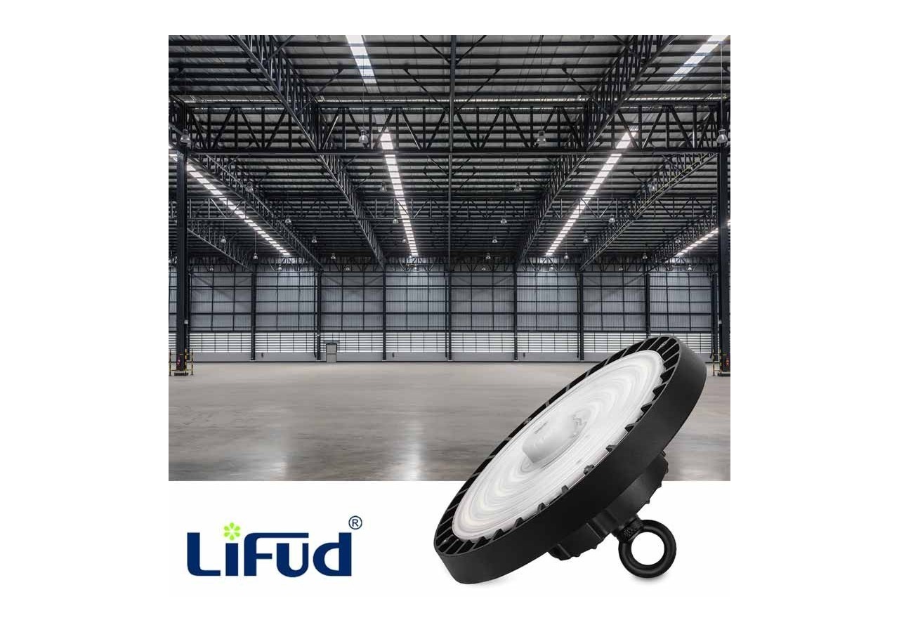 Cloche industrielle LED avec capteur de mouvement 200W-Graduable 1-10V-IP65 - K8138-200-5K-S - Barcelona LED