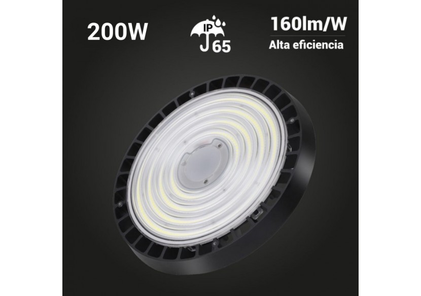 Cloche industrielle LED 200W-Graduable DALI-IP65 - K8138-200-5K-D - Barcelona LED