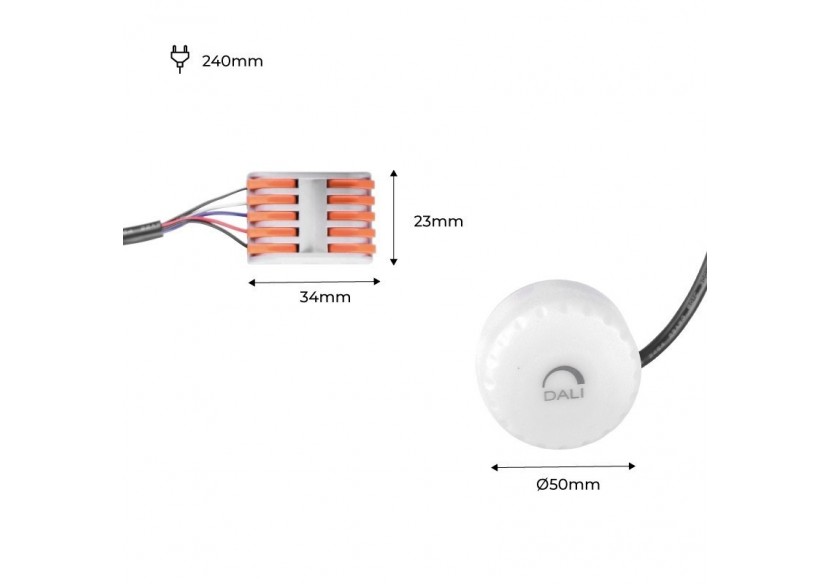 Cloche industrielle LED 200W-Graduable DALI-IP65 - K8138-200-5K-D - Barcelona LED