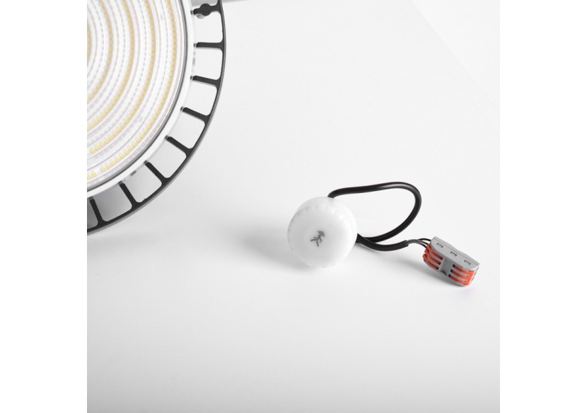 Cloche industrielle LED avec capteur de mouvement 150W-Driver Philips-Dimmable 1-10V-IP65 - K8137-150-4K-S - Barcelona LED
