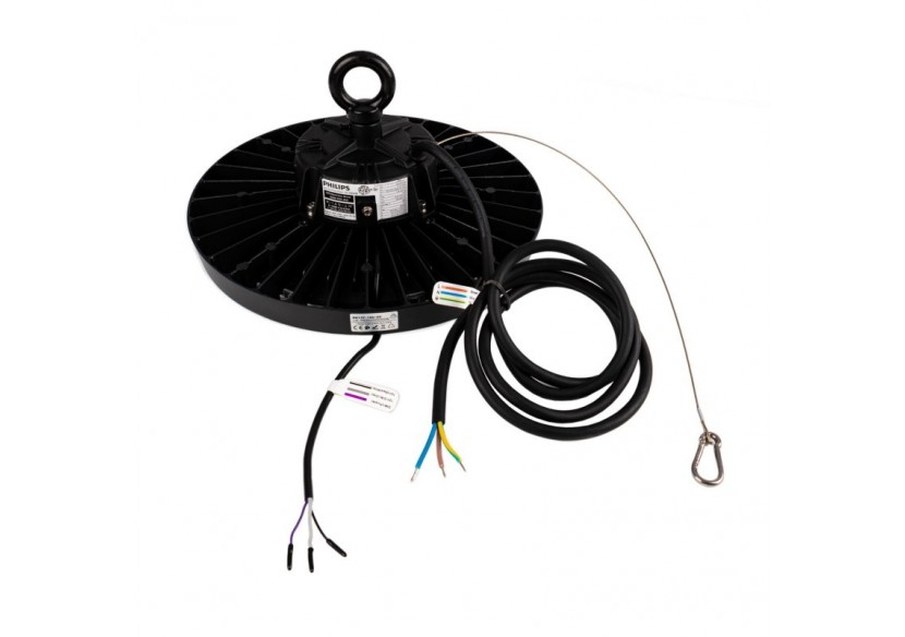 Cloche industrielle LED avec capteur de mouvement 150W-Driver Philips-Dimmable 1-10V-IP65 - K8137-150-4K-S - Barcelona LED