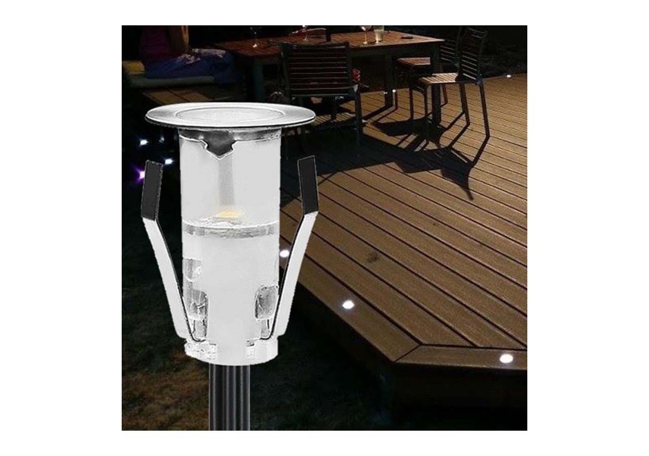 Kit de spots LED encastrables escalier ou sol 0,4W 12V/CC - BA50003-BC - Barcelona LED