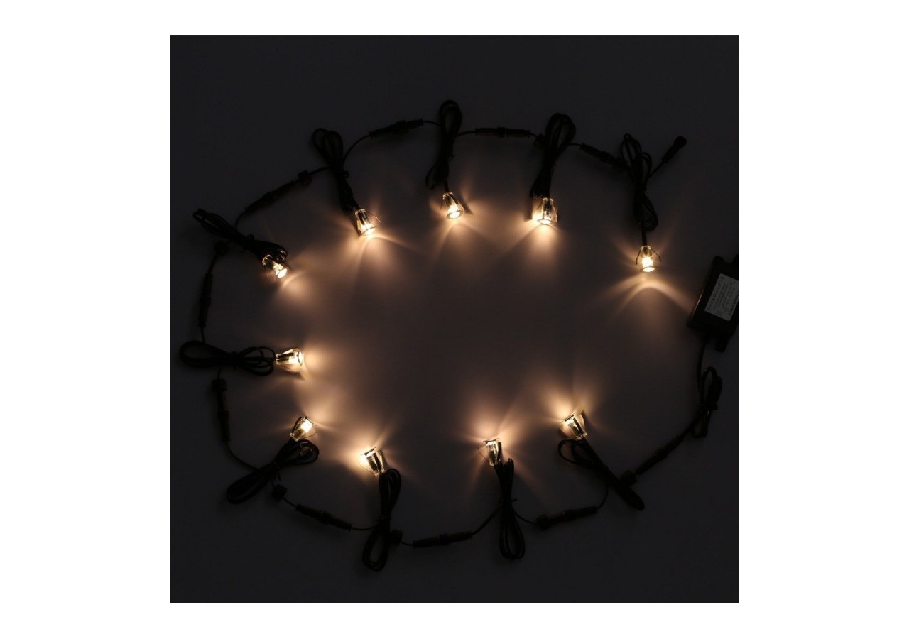 Kit de spots LED encastrables escalier ou sol 0,4W 12V/CC - BA50003-BC - Barcelona LED