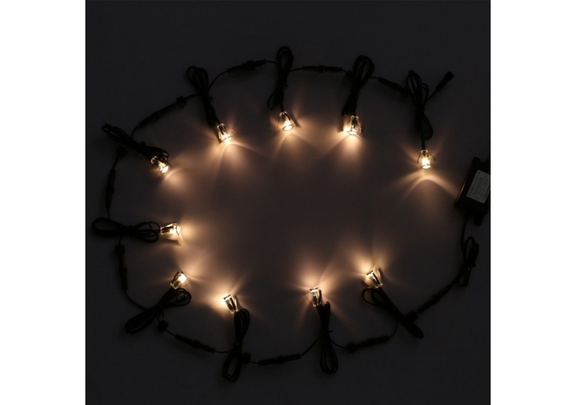 Kit de spots LED encastrables escalier ou sol 0,4W 12V/CC - BA50003-BC - Barcelona LED