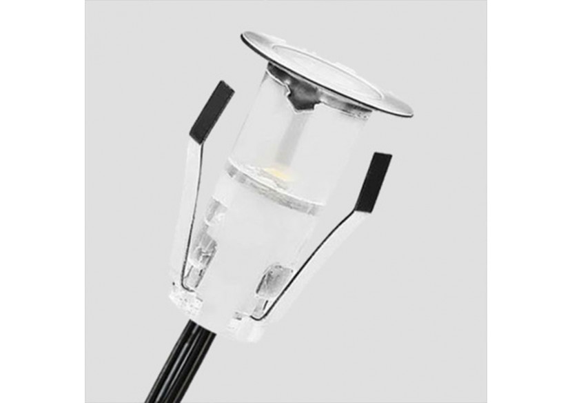 Kit de spots LED encastrables escalier ou sol 0,4W 12V/CC - BA50003-BC - Barcelona LED