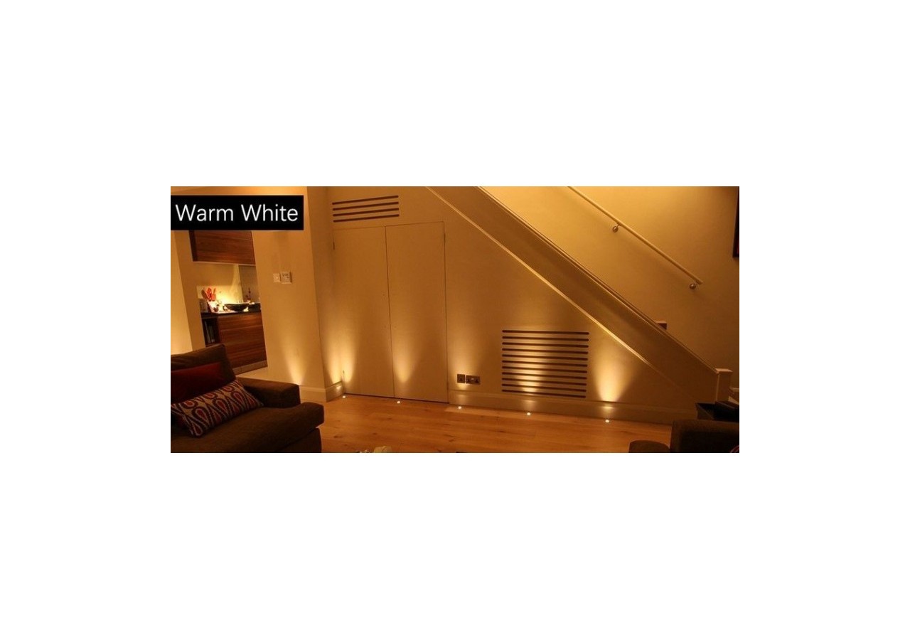 Kit de spots LED encastrables escalier ou sol 0,4W 12V/CC - BA50003-BC - Barcelona LED