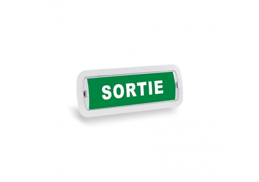Kit Pictogramme autocollant "SORTIE " + Bloc d'éclairage 3W - K-B1050-SORTIE - Barcelona LED