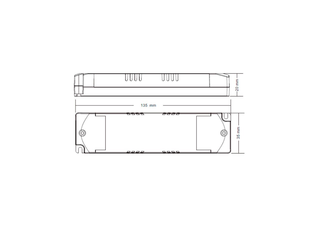 Driver DALI DT6 monochrome dimmable 220-240V-Sortie 6-42V DC-100-700mA-12W - SRP-2305N-12CC100-700 - Barcelona LED