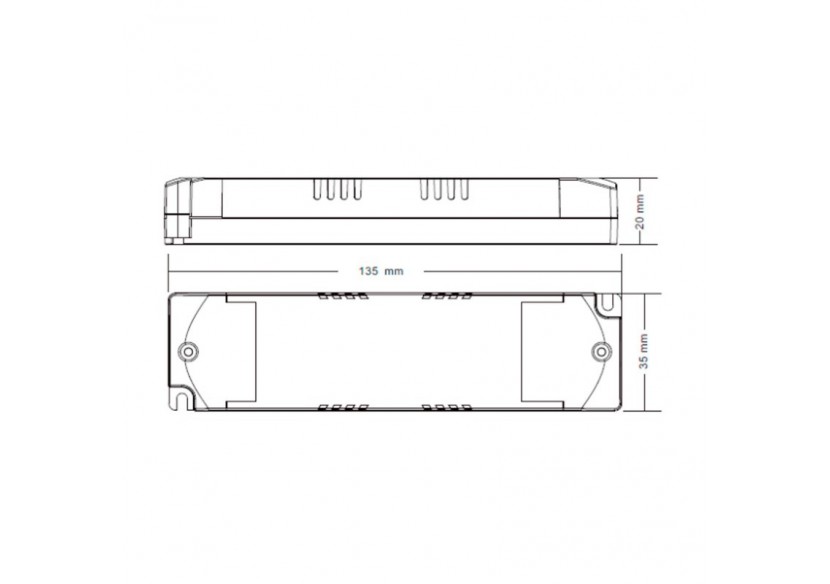 Driver DALI DT6 monochrome dimmable 220-240V-Sortie 6-42V DC-100-700mA-12W - SRP-2305N-12CC100-700 - Barcelona LED