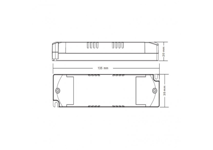 Driver DALI DT6 monochrome dimmable 220-240V-Sortie 6-42V DC-100-700mA-15W - SRP-2305N-15CC100-700 - Barcelona LED Driver DALI DT6 monochrome dimmable 220-240V-Sortie 6-42V DC-100-700mA-15W - SRP-2305N-15CC100-700 - Barcelona LED