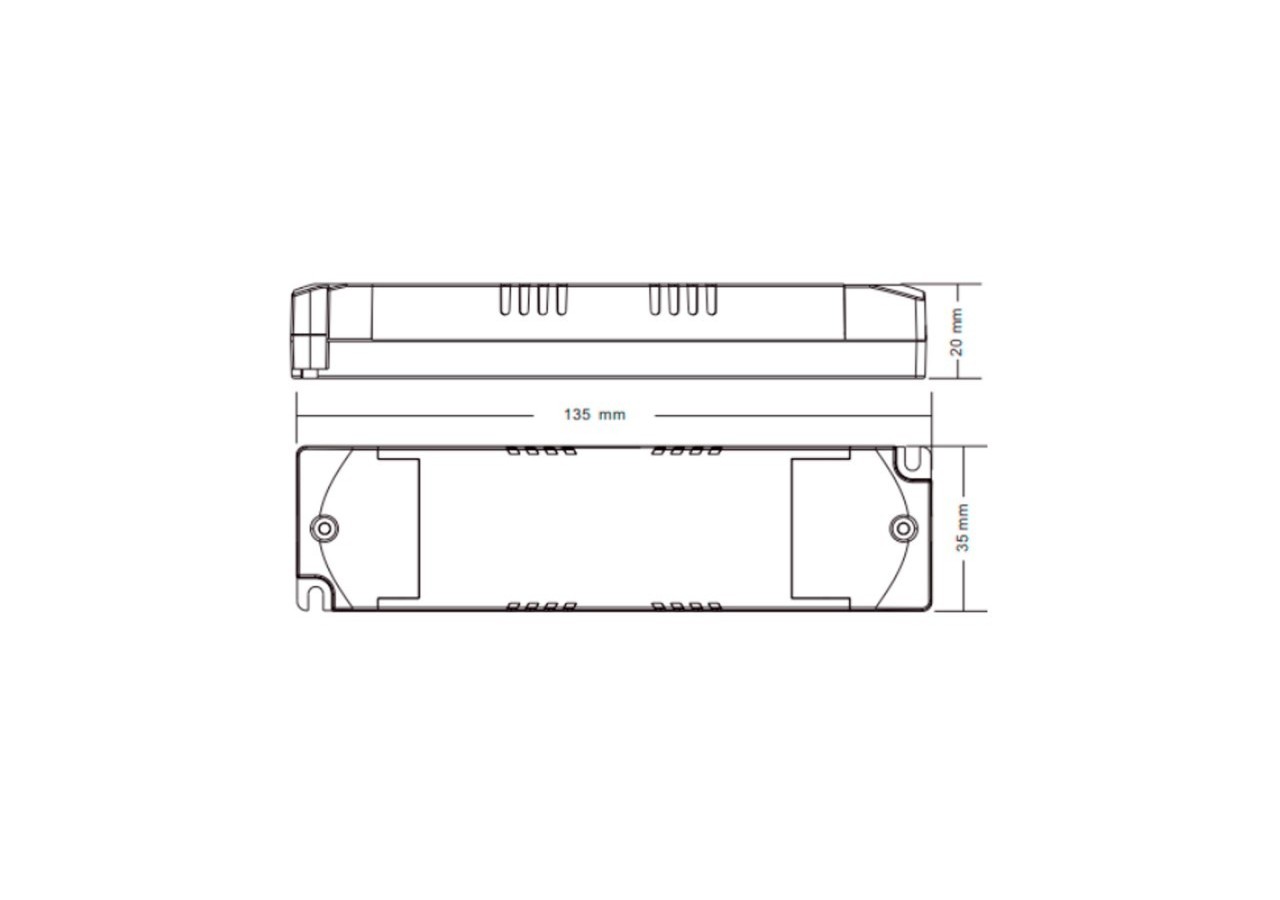 Driver DALI dimmable DT8 CCT 220-240V-Sortie 6-42V DC-100-700mA-15W - SRP-2309N-15CCT100-700 - Barcelona LED
