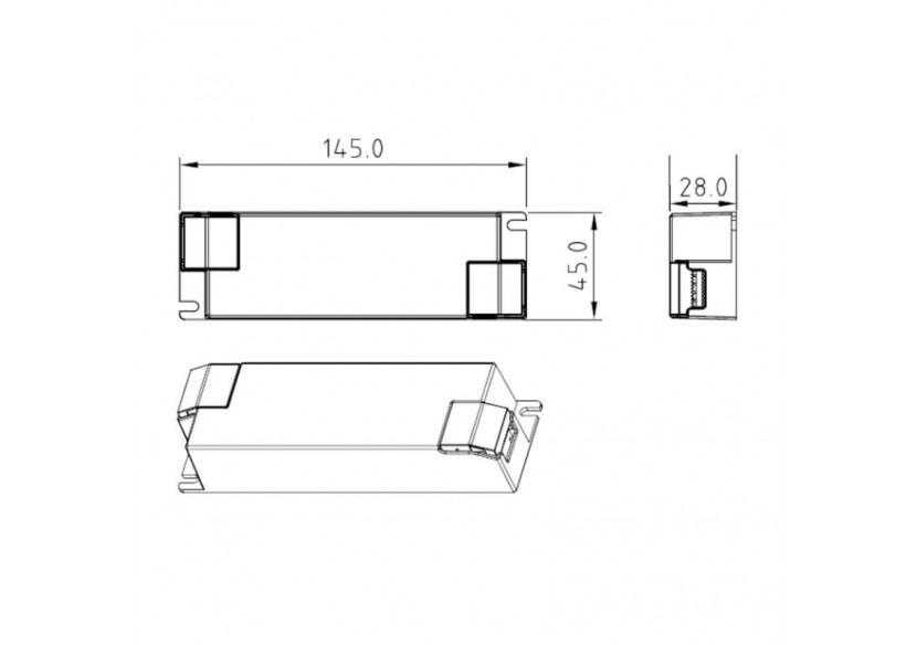 Driver DALI dimmable DT8 CCT 220-240V-Sortie 6-54V DC-500-1400mA-45W - SRP-2309N-45CCT500-1400 - Barcelona LED Driver DALI dimmable DT8 CCT 220-240V-Sortie 6-54V DC-500-1400mA-45W - SRP-2309N-45CCT500-1400 - Barcelona LED