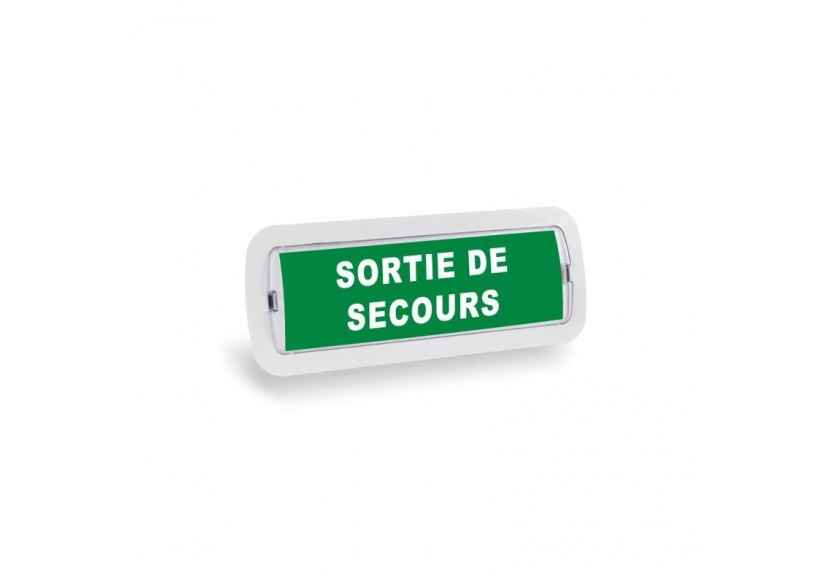 Kit Pictogramme autocollant "SORTIE DE SECOURS" + Bloc d'éclairage 3W - K-B1050-SSECOURS - Barcelona LED Kit Pictogramme autocollant "SORTIE DE SECOURS" + Bloc d'éclairage 3W - K-B1050-SSECOURS - Barcelona LED
