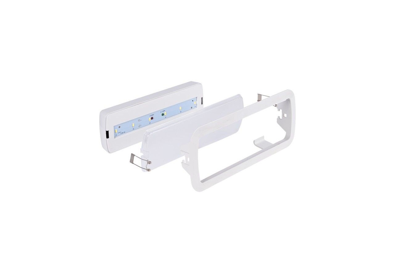 Kit Pictogramme autocollant "SORTIE DE SECOURS" + Bloc d'éclairage 3W - K-B1050-SSECOURS - Barcelona LED