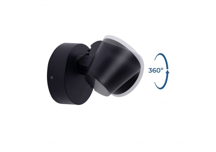 Applique murale d'extérieur orientable "Stan"-12,5W-3000K-IP54 - L5068 - Barcelona LED