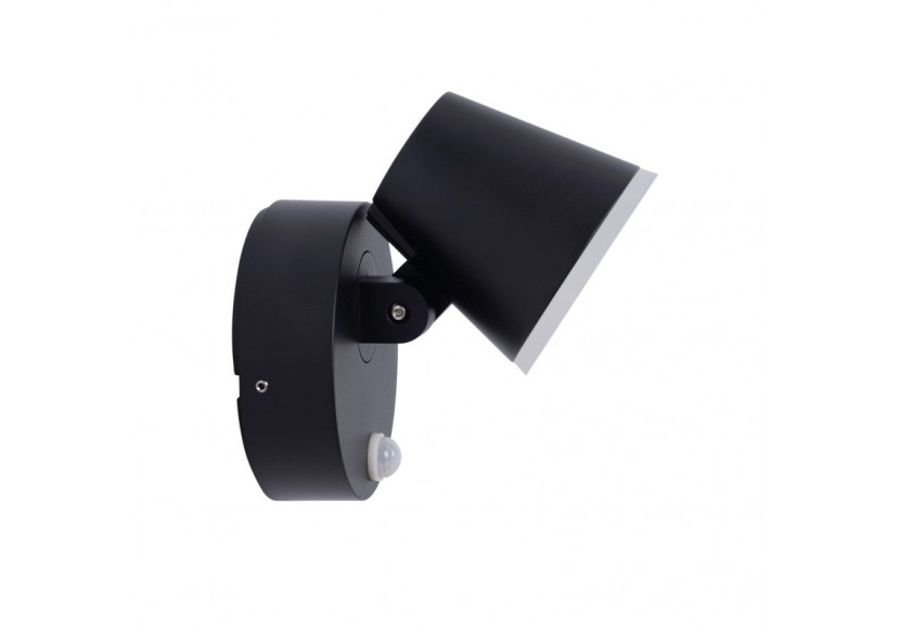 Applique murale d'extérieur avec capteur PIR "Stan"-12,5W-Orientable-3000K-IP54 - L5068-S - Barcelona LED