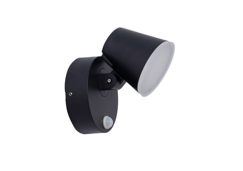 Applique murale d'extérieur avec capteur PIR "Stan"-12,5W-Orientable-3000K-IP54 - L5068-S - Barcelona LED