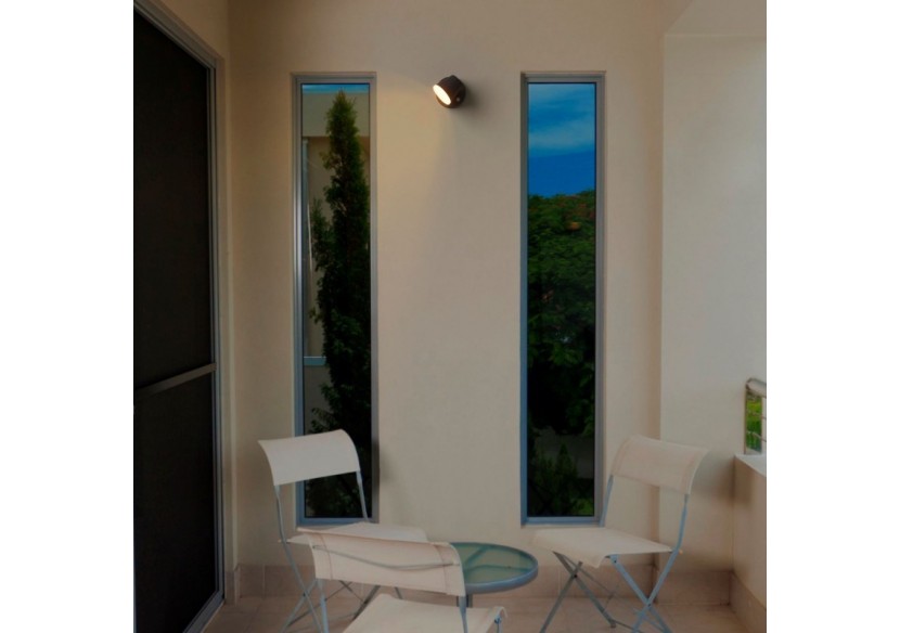 Applique murale d'extérieur avec capteur PIR "Stan"-12,5W-Orientable-3000K-IP54 - L5068-S - Barcelona LED