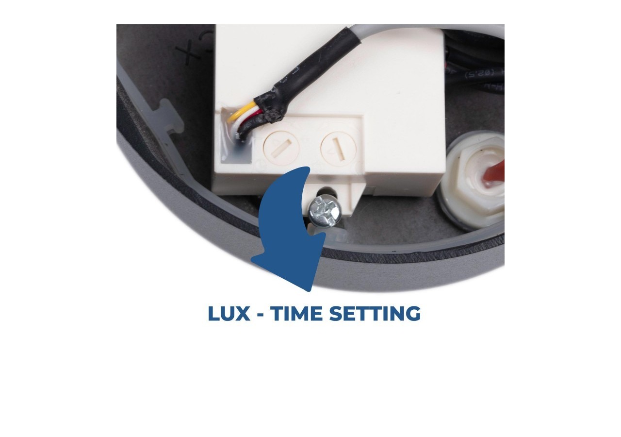 Applique murale d'extérieur avec capteur PIR "Stan"-12,5W-Orientable-3000K-IP54 - L5068-S - Barcelona LED