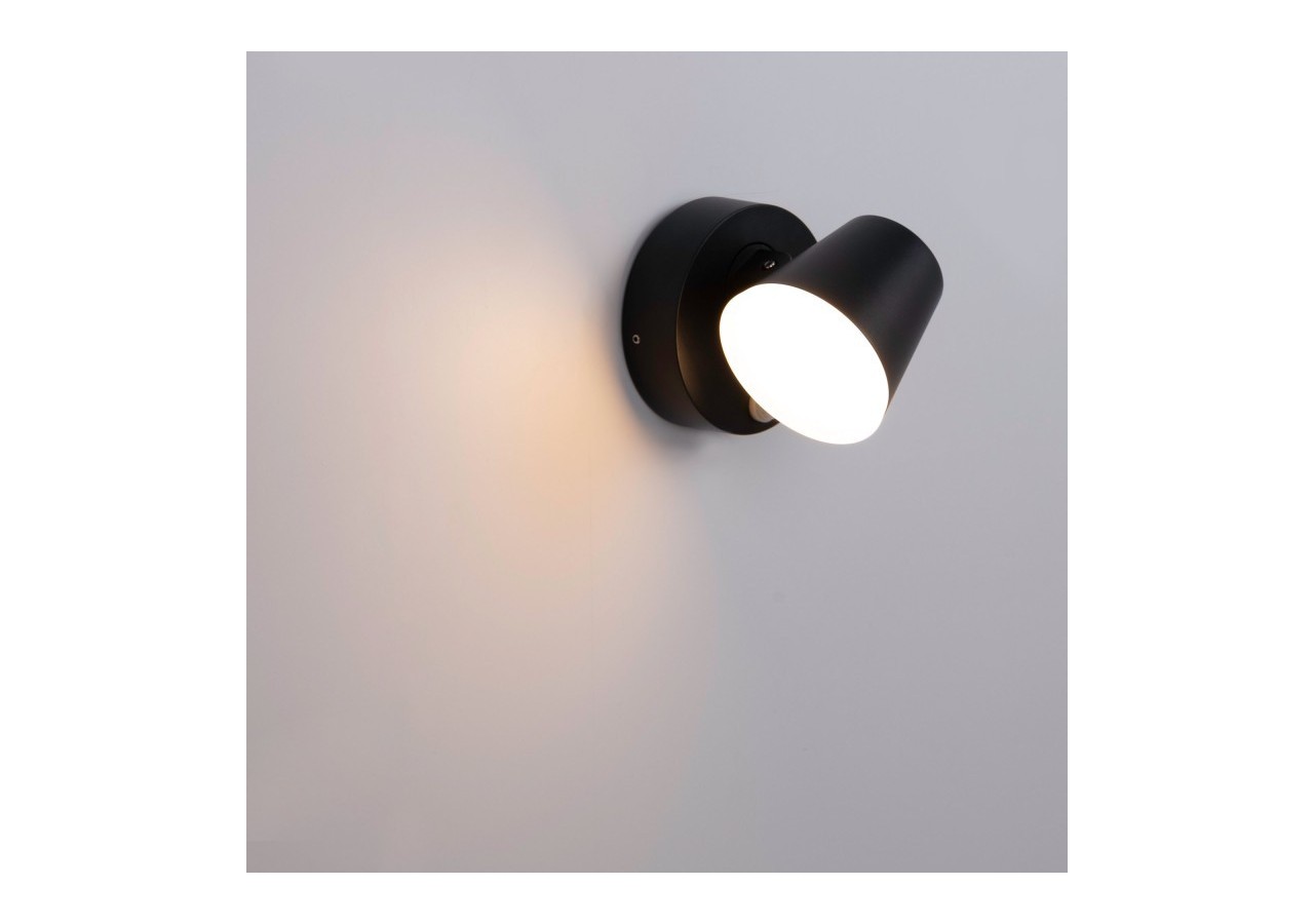 Applique murale d'extérieur avec capteur PIR "Stan"-12,5W-Orientable-3000K-IP54 - L5068-S - Barcelona LED