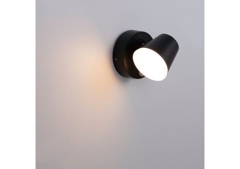 Applique murale d'extérieur avec capteur PIR "Stan"-12,5W-Orientable-3000K-IP54 - L5068-S - Barcelona LED