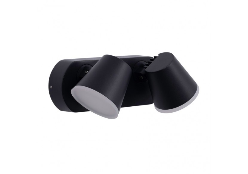 Applique murale d'extérieur double "Tura" avec capteur PIR-20,5W-Orientable-3000K-IP54 - L5069-S - Barcelona LED