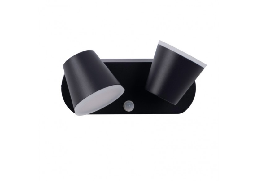 Applique murale d'extérieur double "Tura" avec capteur PIR-20,5W-Orientable-3000K-IP54 - L5069-S - Barcelona LED