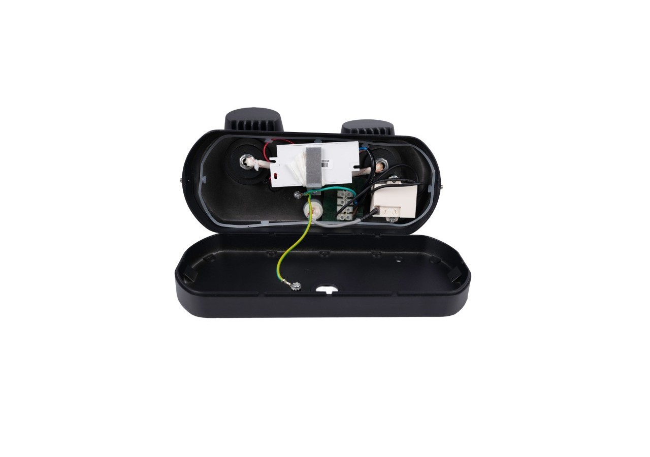 Applique murale d'extérieur double "Tura" avec capteur PIR-20,5W-Orientable-3000K-IP54 - L5069-S - Barcelona LED