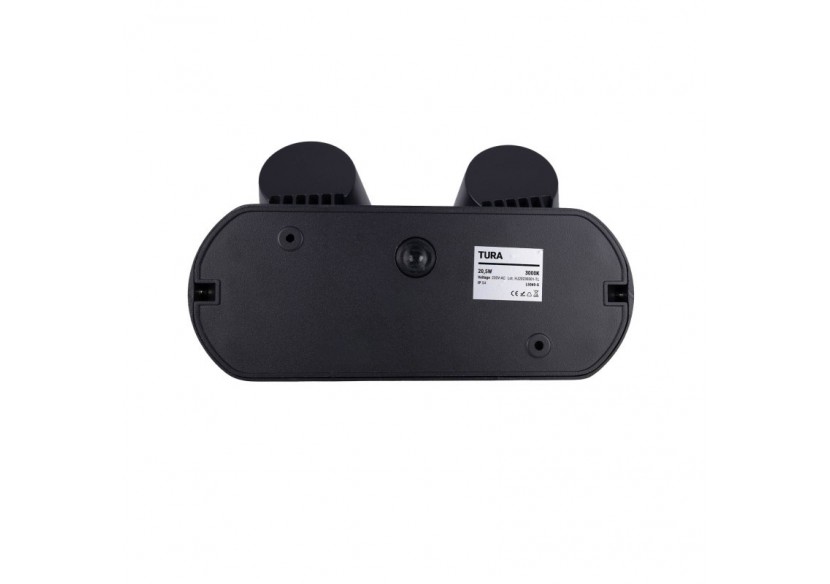 Applique murale d'extérieur double "Tura" avec capteur PIR-20,5W-Orientable-3000K-IP54 - L5069-S - Barcelona LED