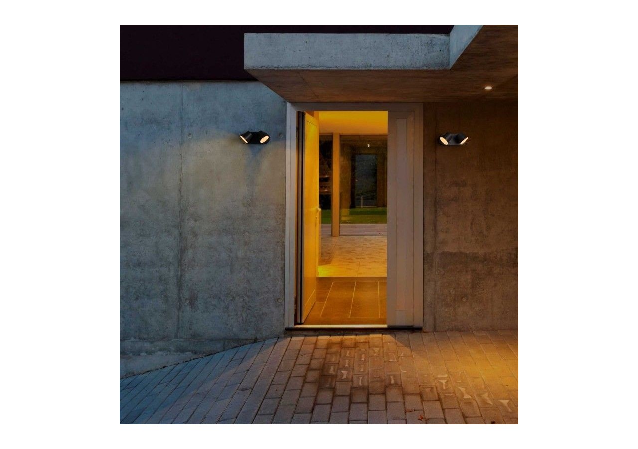 Applique murale d'extérieur double "Tura"-20,5W-Orientable-3000K-IP54 - L5069 - Barcelona LED