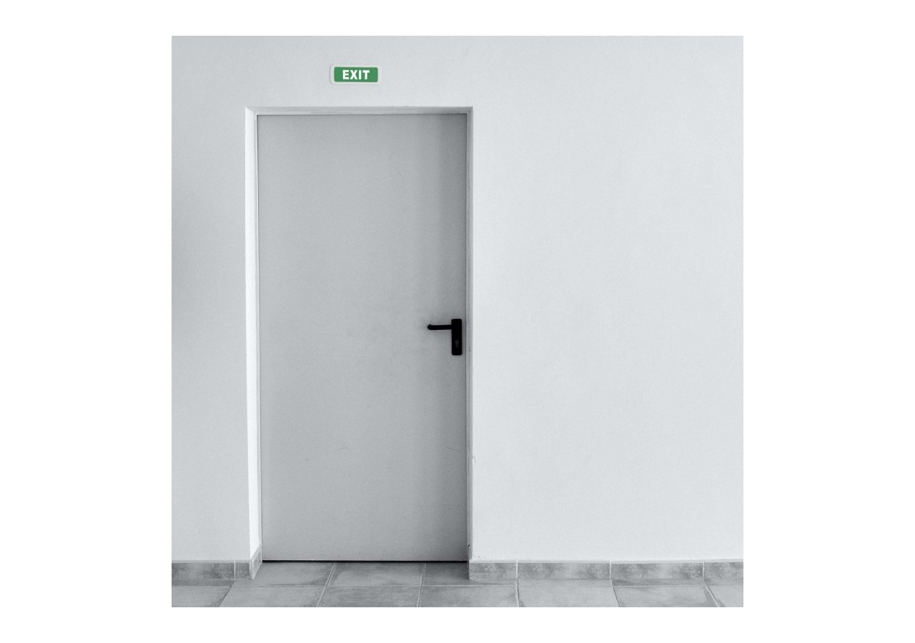 Kit Pictogramme autocollant "EXIT" + Bloc d'éclairage 3W - K-B1050-EXIT - Barcelona LED