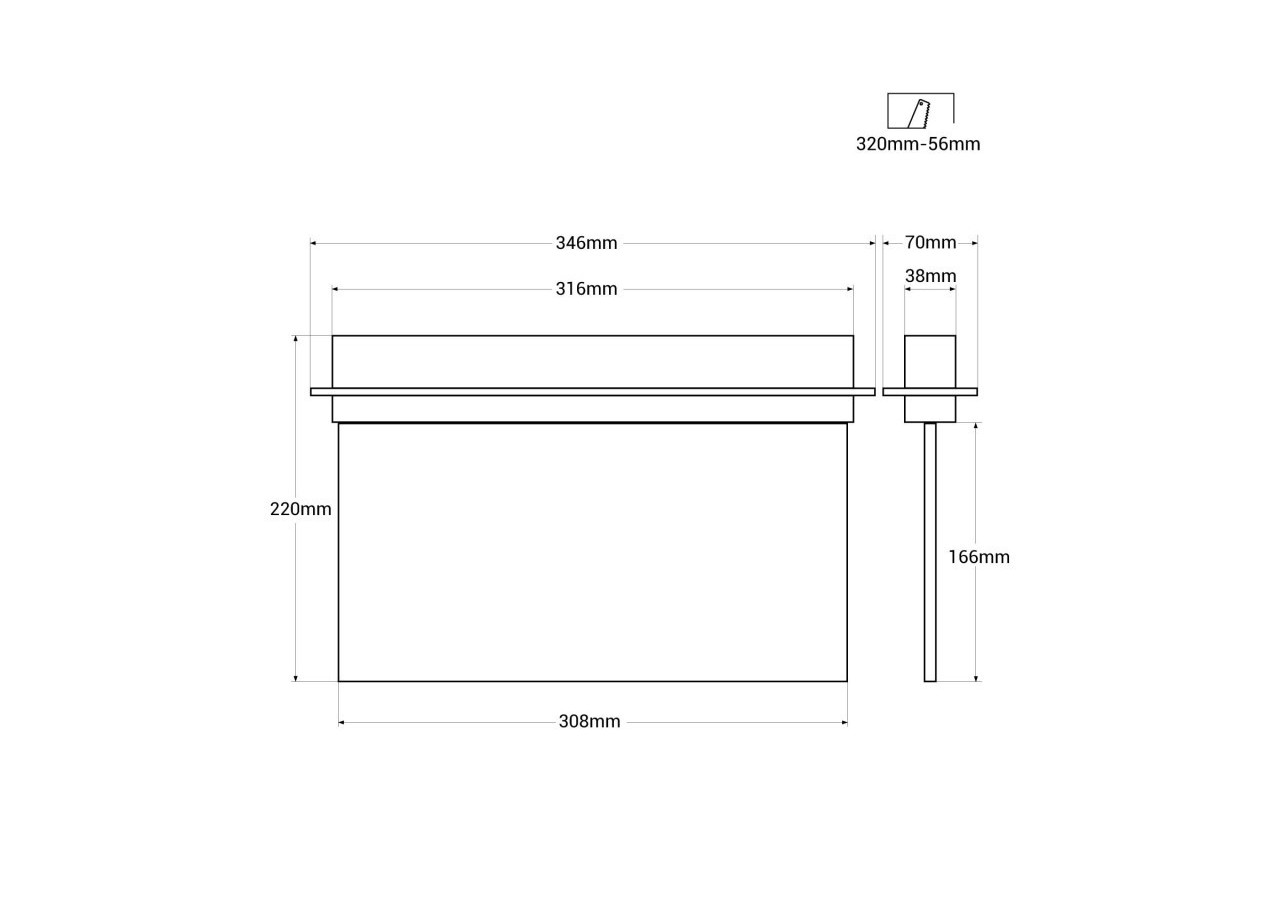 Bloc autonome d'éclairage de sécurité avec pictogramme "SORTIE DE SECOURS"-Encastrable - K-B1063-SSECOURS - Barcelona LED