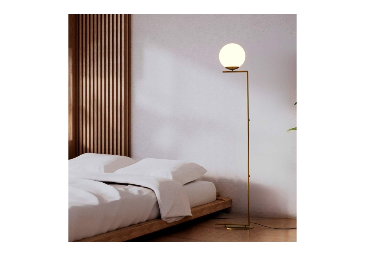 Lampadaire globe en verre "Anni"-E27 - LD1010-D - Barcelona LED