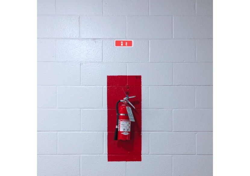 KIT Pictogramme autocollant "EXTINCTEUR" + Bloc d'éclairage 3W - K-B1050-EXTINTOR - Barcelona LED