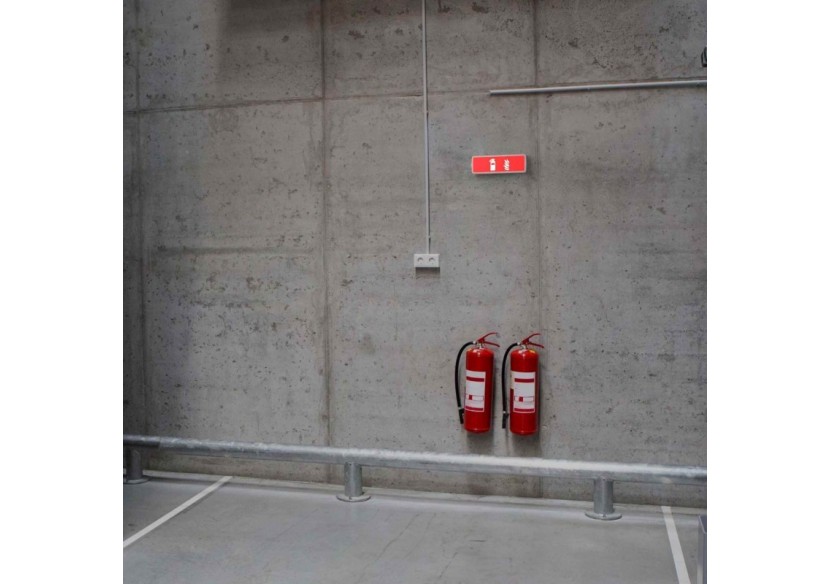 KIT Pictogramme autocollant "EXTINCTEUR" + Bloc d'éclairage 3W - K-B1050-EXTINTOR - Barcelona LED