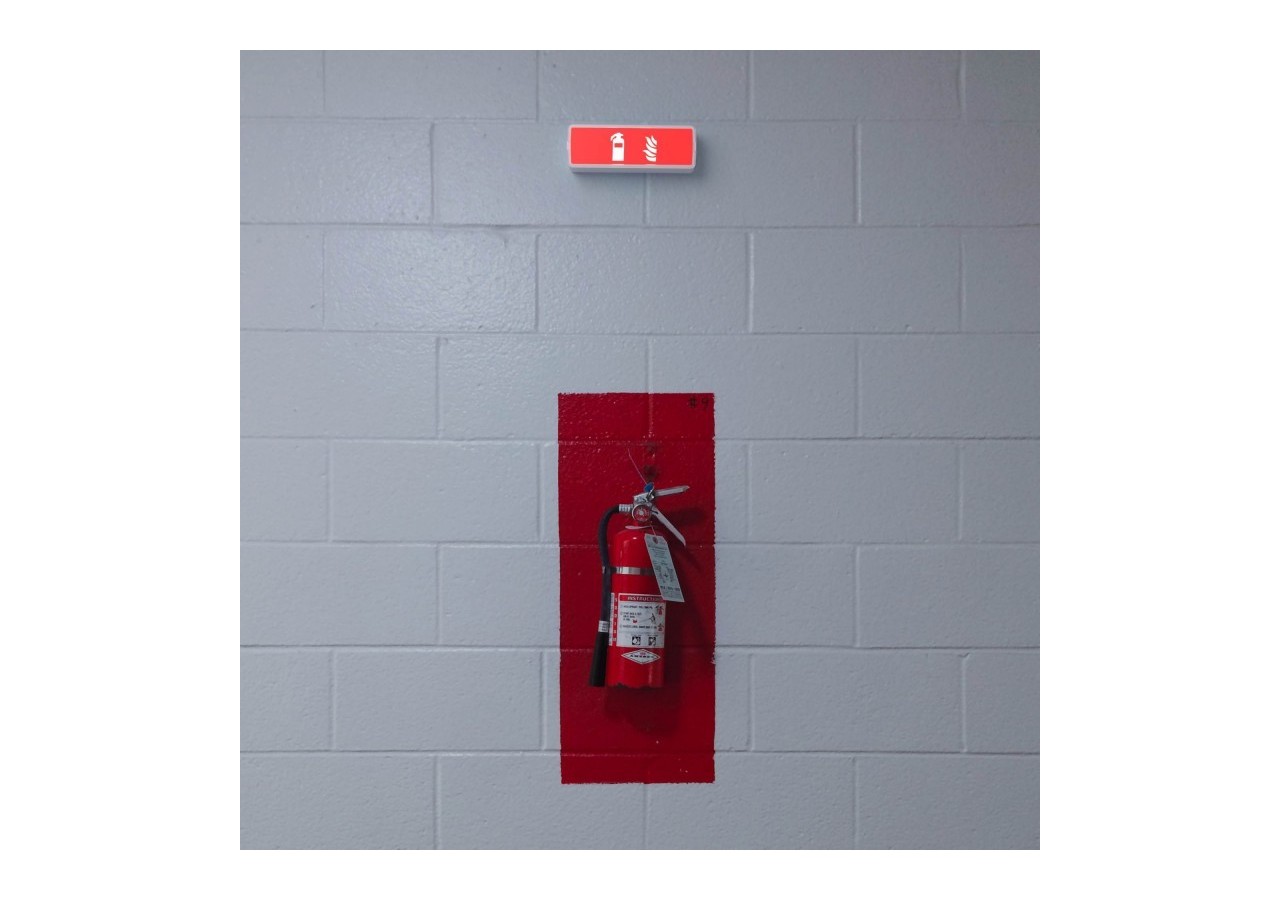 KIT Pictogramme autocollant "EXTINCTEUR" + Bloc d'éclairage 3W - K-B1050-EXTINTOR - Barcelona LED