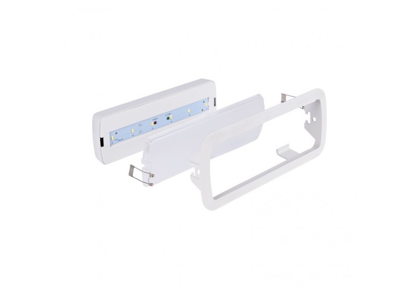 KIT Pictogramme autocollant "SORTIE VERS LE HAUT" + Bloc d'éclairage 3W - K-B1050-UPARROW - Barcelona LED KIT Pictogramme autocollant "SORTIE VERS LE HAUT" + Bloc d'éclairage 3W - K-B1050-UPARROW - Barcelona LED