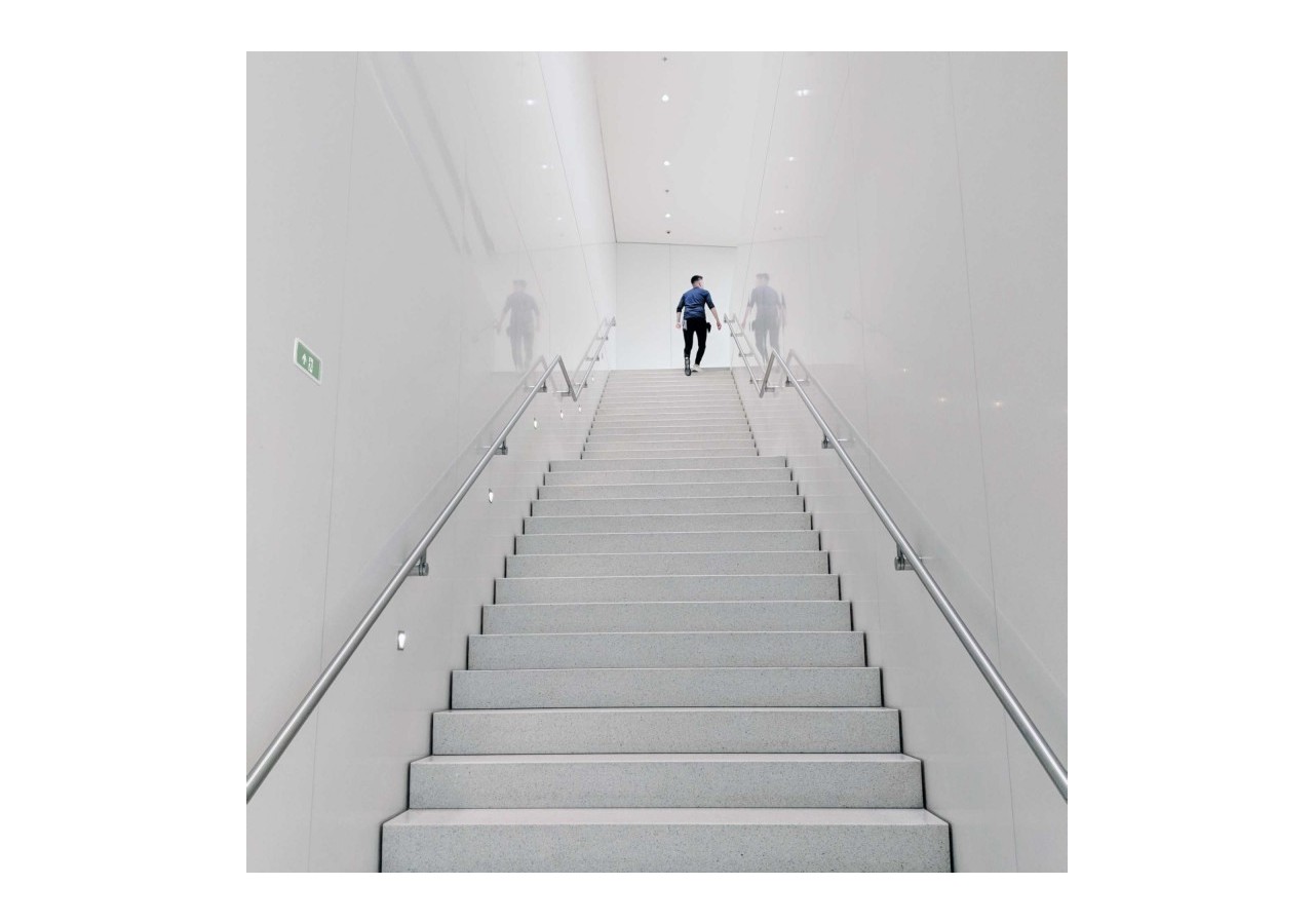 KIT Pictogramme autocollant "SORTIE VERS LE HAUT" + Bloc d'éclairage 3W - K-B1050-UPARROW - Barcelona LED