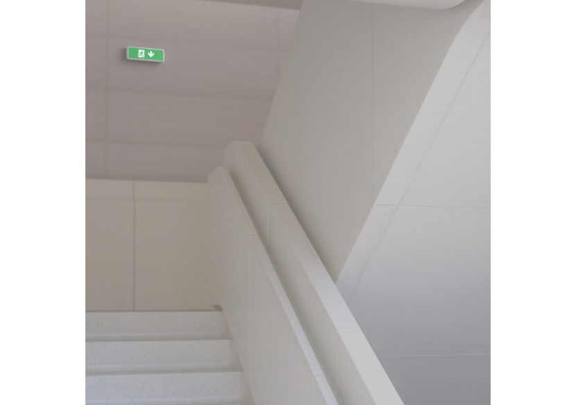 KIT Pictogramme autocollant "SORTIE VERS LE HAUT" + Bloc d'éclairage 3W - K-B1050-UPARROW - Barcelona LED KIT Pictogramme autocollant "SORTIE VERS LE HAUT" + Bloc d'éclairage 3W - K-B1050-UPARROW - Barcelona LED