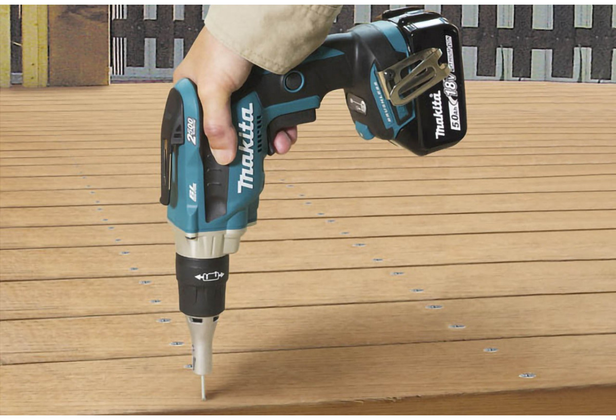 Visseuses plaques de plâtre support bois 18 V Li-Ion 5 Ah usage intensif - Makita : Confort'Mat