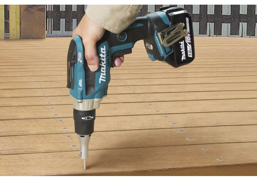 Visseuses plaques de plâtre support bois 18 V Li-Ion 5 Ah usage intensif - Makita : Confort'Mat