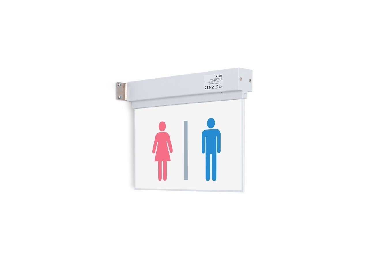 Bloc autonome d'éclairage de sécurité avec pictogramme "TOILETTES" - K-B1061-BAÑOS - Barcelona LED