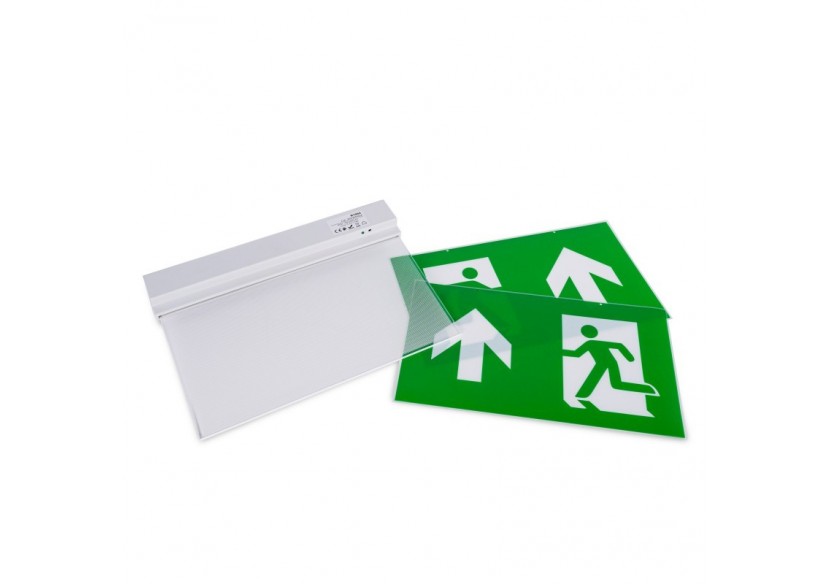 Bloc autonome d'éclairage de sécurité avec pictogramme "SORTIE VERS LE HAUT" - K-B1061-UPARROW - Barcelona LED