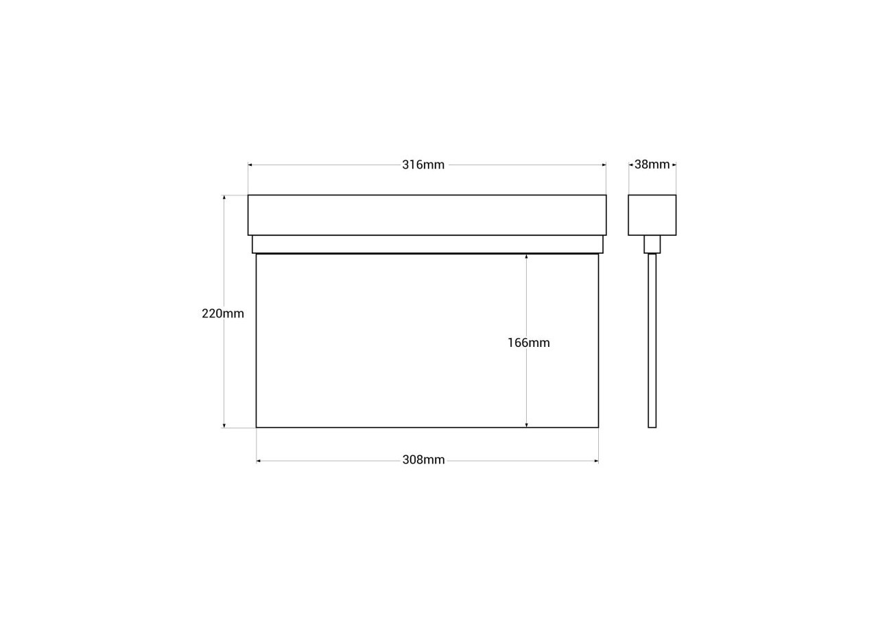 Bloc autonome d'éclairage de sécurité avec pictogramme "SORTIE VERS LE HAUT" - K-B1061-UPARROW - Barcelona LED