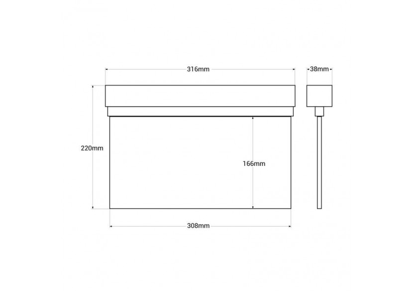 Bloc autonome d'éclairage de sécurité avec pictogramme "SORTIE LATÉRALE" - K-B1061-SIDEARROWS - Barcelona LED