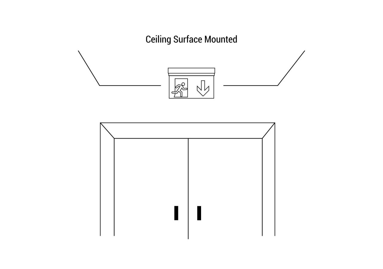 Bloc autonome d'éclairage de sécurité avec pictogramme "EXIT" - K-B1061-EXIT - Barcelona LED