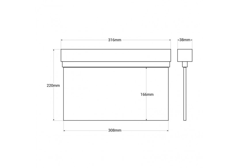 Bloc autonome d'éclairage de sécurité avec pictogramme "EXIT" - K-B1061-EXIT - Barcelona LED